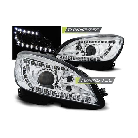 Lampy Przednie Do Mercedes C Klasa W204 Reflektory Xenon Tuning