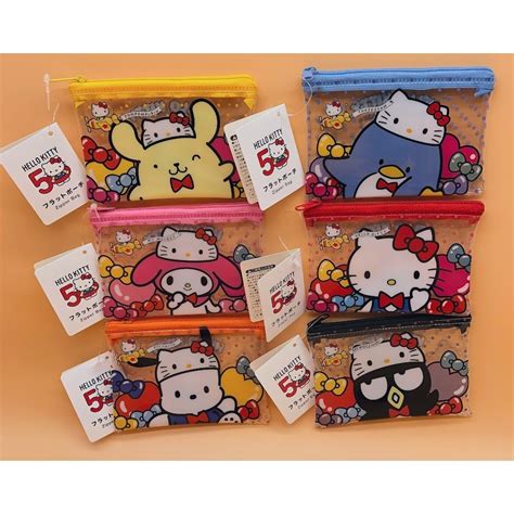 Sanrio Hello Kitty 50th Anniversary Limited Edition Zipper Bag Hello Kitty My Melody