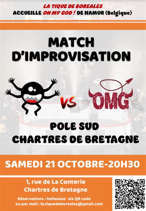 Match dimprovisation européen ADEC Maison du Théâtre Amateur
