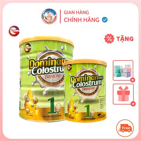 [chính Hãng] Sữa Dominan Colostrum Hmo 1 Hộp 800g Shopee Việt Nam