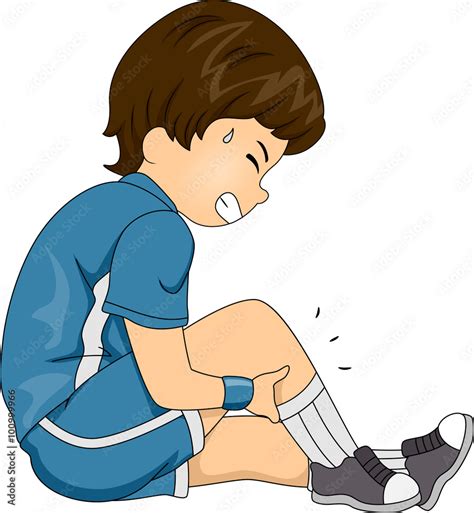 Leg Cramps Stock Vector Adobe Stock