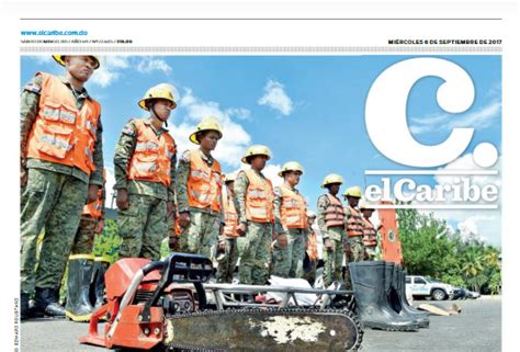 Portada Periódico El Caribe Miércoles 06 de Septiembre 2017