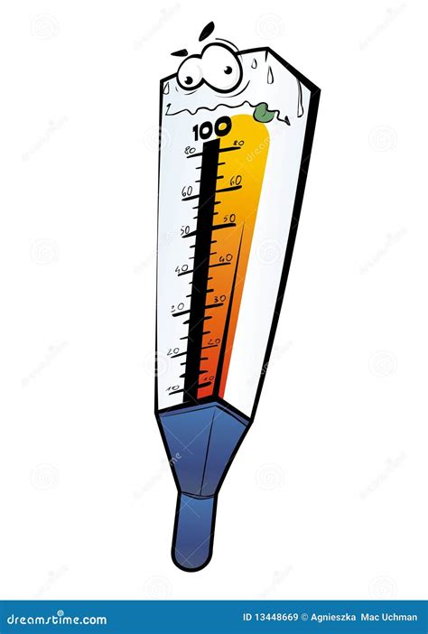 Funny Thermometer Royalty Free Stock Images - Image: 13448669