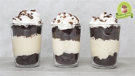 NO BAKE Chocolate Brownie Shooters Brownie Dessert Cups Chocolate