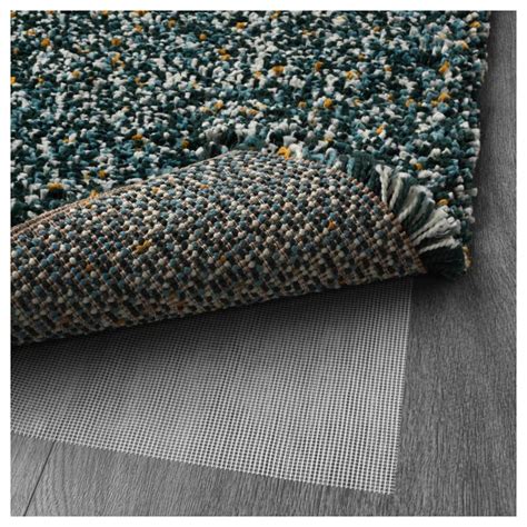 ИКЕА ВИНДУМ Ковер, длинный ворс, сине-зеленый синий 170x230 см [803.743 ...