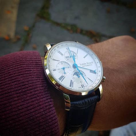 Louis Erard On Instagram Watchalicious Showing Off The Blued Hands