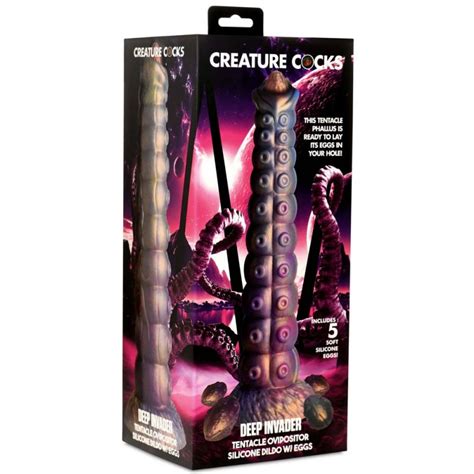 Creature Cocks Deep Invader Tentacle Ovipositor Silicone Dildo