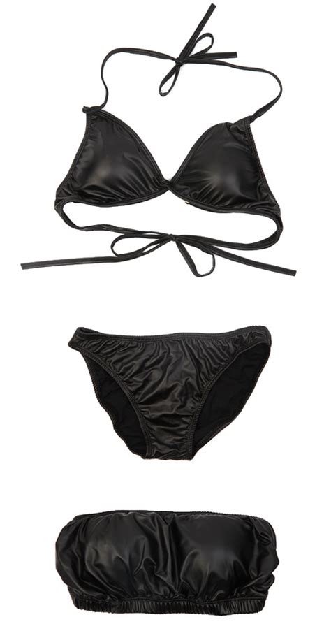 Stylenanda Leather Glamorous Bikini Set Kstylick Latest Korean