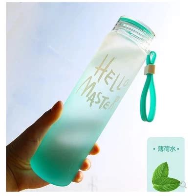 Buy Portable Borosilicate Glass Drinking Water Bottle With Silicone