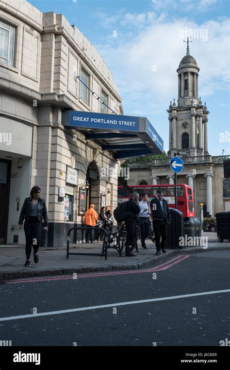 Great Portland Street station Stock Photo - Alamy