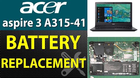 How To Replace The Battery For Acer Aspire 3 A315 41 R7WT Laptop Step