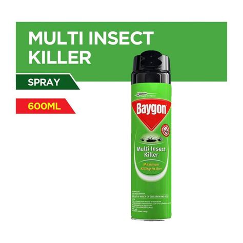 Baygon Multi Insect Killer 600ml Fast Acting Protection Against