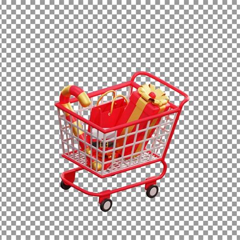 premium psd psd  shopping cart icon  isolated  transparent