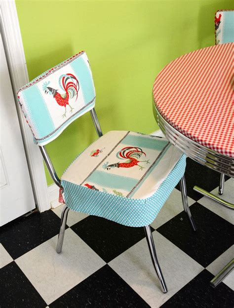 Diy Custom Chair Seat Covers With A Vintage Tableclothtablecloth Seat