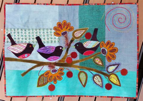 Embellish Your Quilts with Hand Embroidery | Recycled fabric art ...