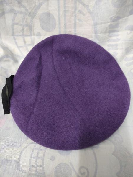 Vintage Kangol Wool Beret Big Monty Hat Purple Grailed