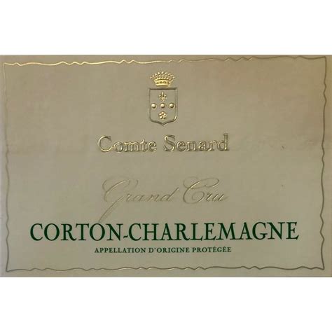 Comte Senard Corton Charlemagne Grand Cru Future Arrival The