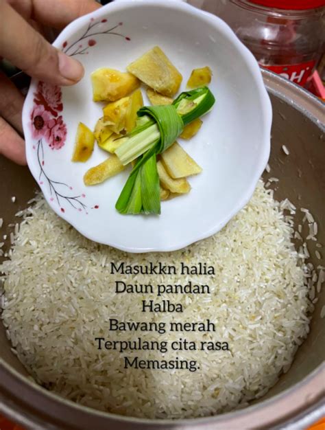 Cara Masak Nasi Lemak Sedap Macam Makcik Tepi Jalan Nasi Lembut