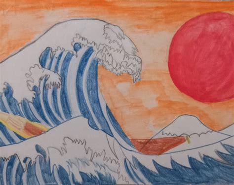 The Great Wave off Kanagawa (revisited) by Musashi86 on DeviantArt