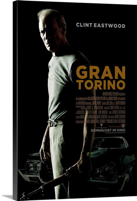 Gran Torino - Movie Poster - German Wall Art, Canvas Prints, Framed ...