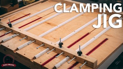 Diy Adjustable Clamping Jig Glue Ups Panels Cutting Boards Youtube