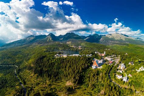 Wonderful Mountain Lake In National Park High Tatra Strbske Pleso