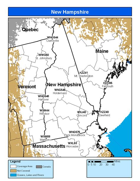 Weather Map New Hampshire - Map With Cities