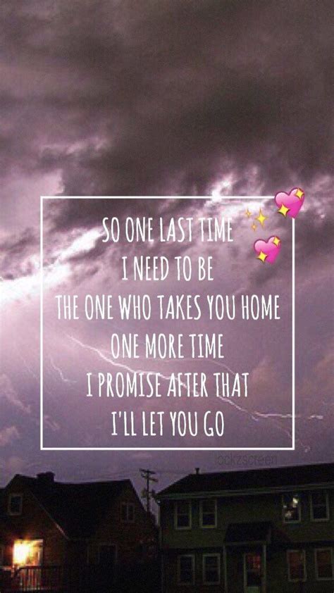 Wallpaper Lockscreen One Last Time Ariana Grande (lyrics) | Ariana grande lyrics, Ariana grande ...