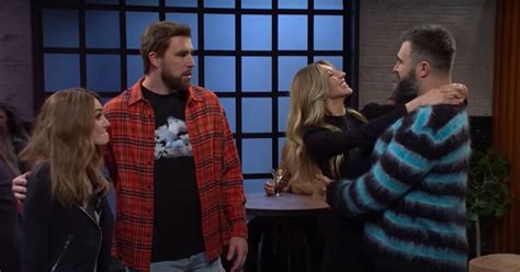 Jason Kelce joins brother Travis for 'Saturday Night Live' sketch ...