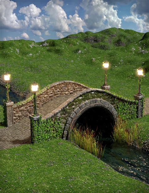 Medieval Village Bridge | Daz 3D