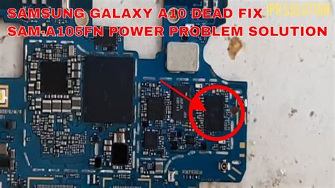 Samsung Galaxy A10 No Power Dead Solution SAM 105FN POWER CHARGING