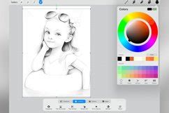 50 Procreate Sunny Cuties Stamp Brushes