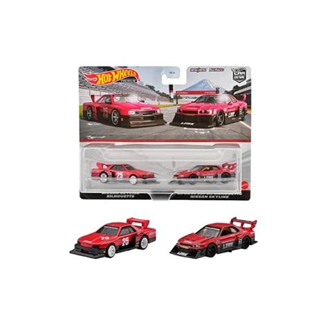 Hot Wheels Premium 2 Pack Nissan Skyline Silhouette LB ER34 Super