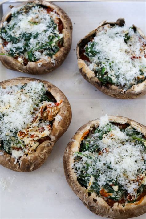 Stuffed Portobello Mushrooms Man Meets Oven