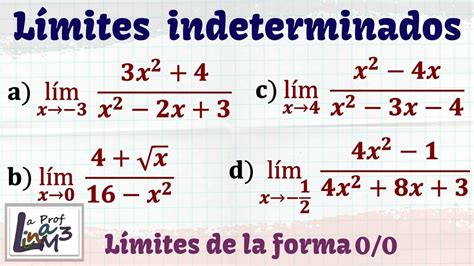 L Mites De Funciones L Mites Indeterminados La Prof Lina Youtube