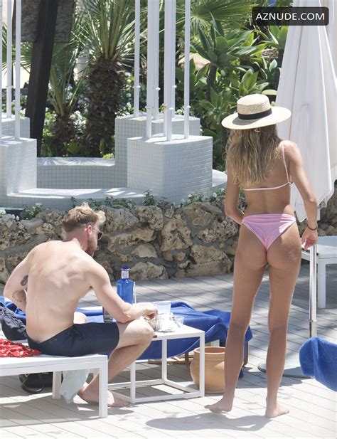 Zara Mcdermott Shows Off Her Sensational Bikini Body As She Chills In A Hotel Pool In Marbella