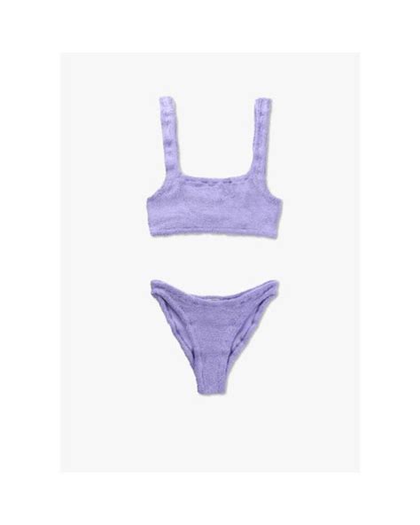 Hunza G S Xandra Bikini In Purple Lyst