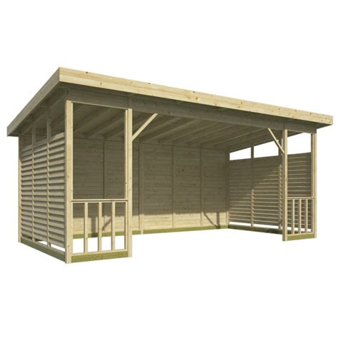 Onlywood Pergola In Legno Con Pareti Frangivista Kristina X X