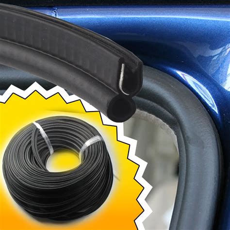 M Universal Car Door Rubber Seal Strip Weather Stripping Edge Trim