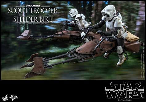 Star Wars Return Of The Jedi Scout Trooper And Speeder Bike By Hot