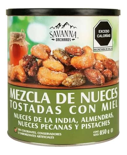 Mezcla De Nueces Tostadas Con Miel 850gr Savanna Orchards