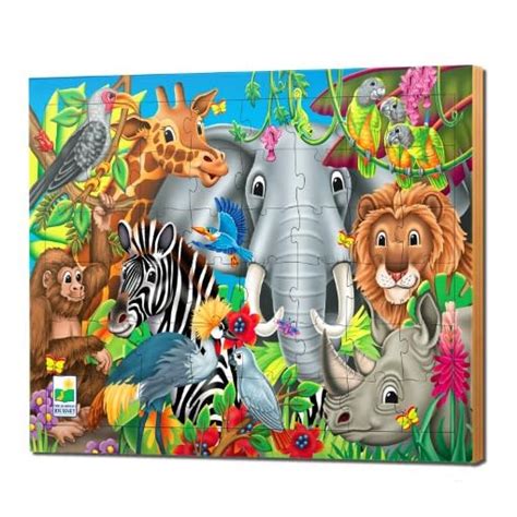 The Learning Journey 48 Piece Lift And Discover Jigsaw Puzzle Animals Of