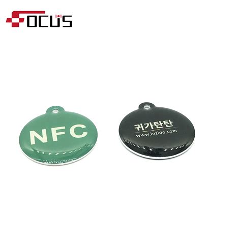 Contactless Rfid Epoxy Tag Mhz Nfc Keychains For Access Control