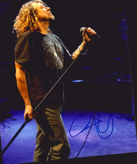 Bid Now Robert Plant Signed X Colour Photo Robert Anthony Plant