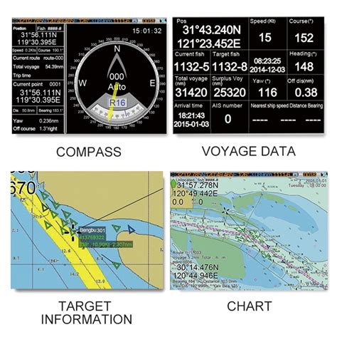 Inch Ais Class B Transponder Gps Navigator Ova Marine Chartplotter