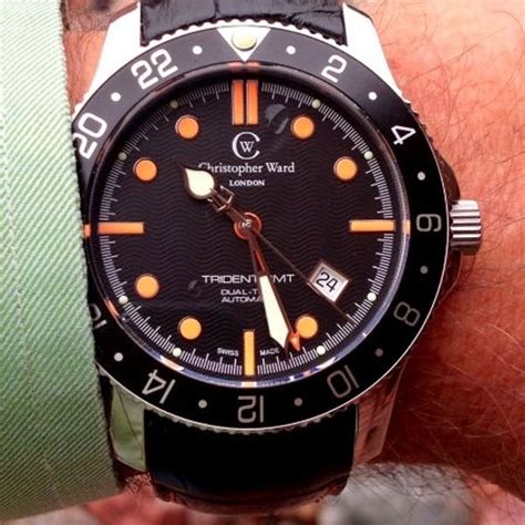 Fs Mint Christopher Ward C60 Trident Gmt Eta 2893 Watchcharts