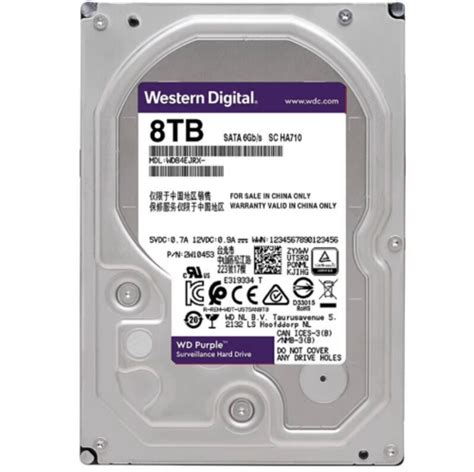 8tb Surveillance Hdd Purple Wd First Choice Comms And Data