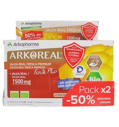 Arkoreal 1500 Forte 40 Ampollas Duplo Promocion FarmaciaMarket