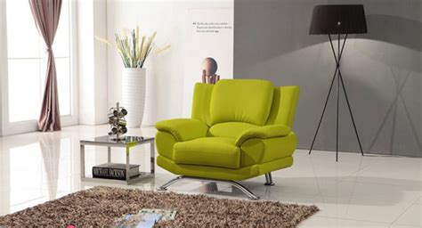 Milano Leather Sofa Set (Lime Green) | matisseco