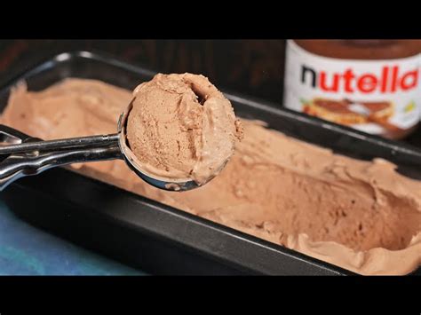 Nutella Ice Cream Recipe Machine